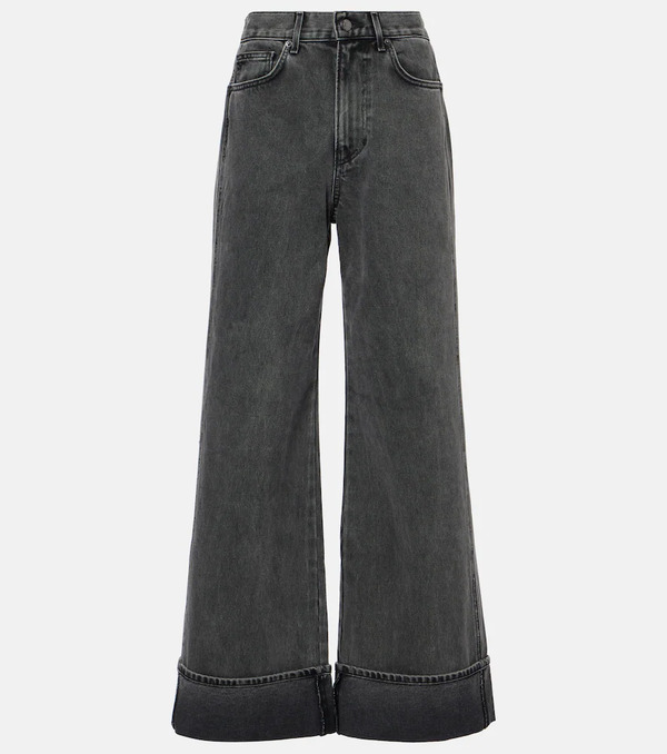  Veronica Beard Veronica Beard Taylor High-rise Wide-leg Jeans 