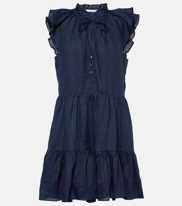  Veronica Beard Veronica Beard Zee Linen Minidress 
