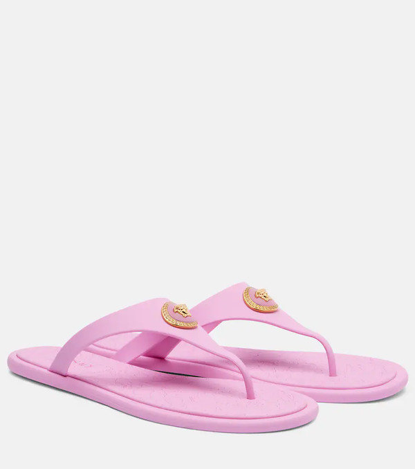  Versace Versace Alia Medusa Thong Sandals 