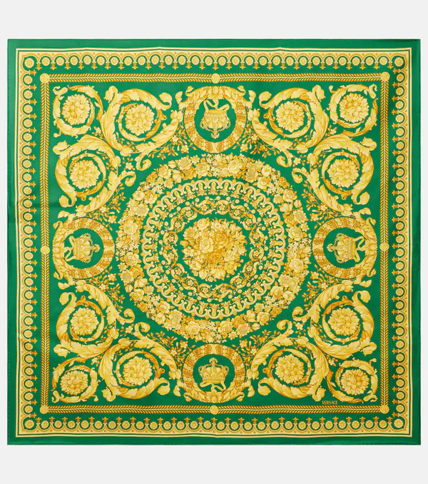  Versace Versace Barocco Silk Twill Scarf 