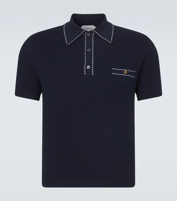 Versace Versace Cotton Polo Sweater 
