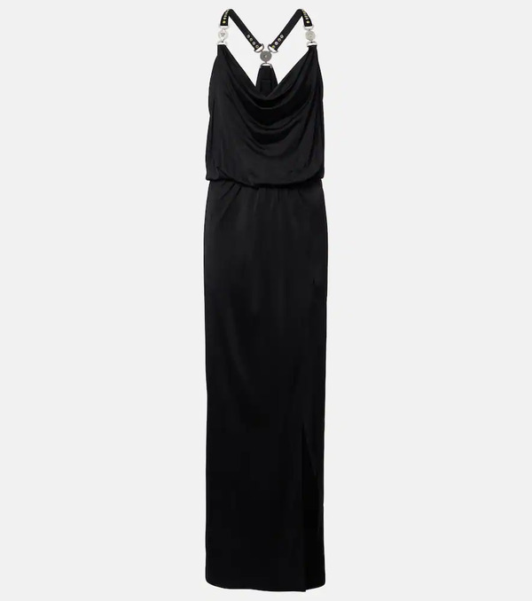  Versace Versace Embellished Jersey Gown 