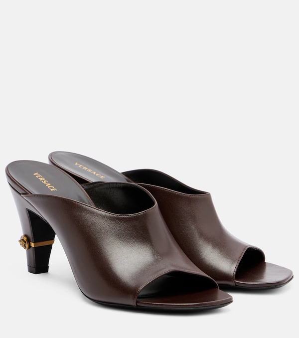  Versace Versace Giulietta Leather Mules 