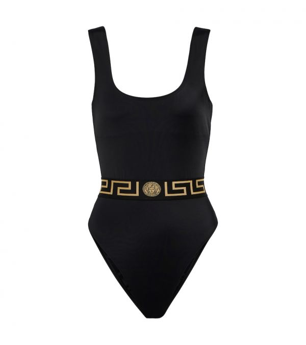  Versace Versace Greca Printed Swimsuit 
