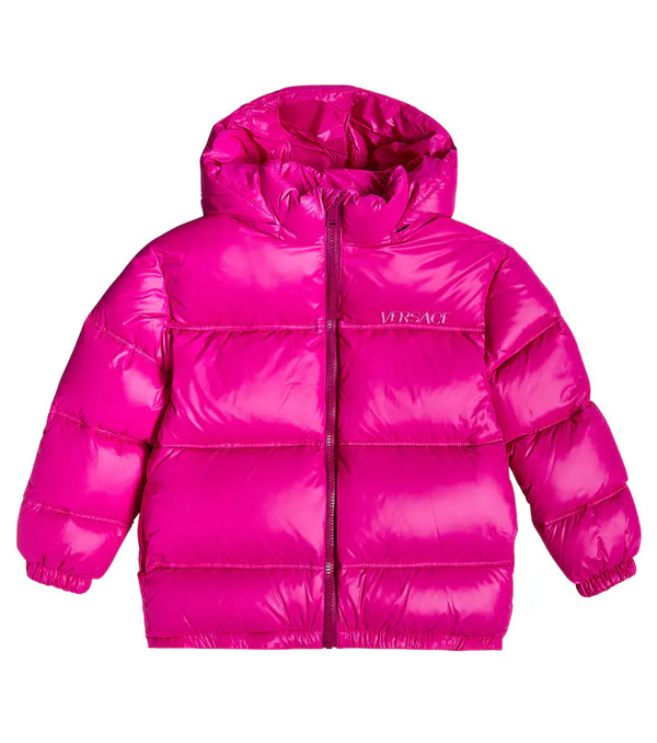  Versace Kids Versace Kids Down-paneled Hooded Jacket 