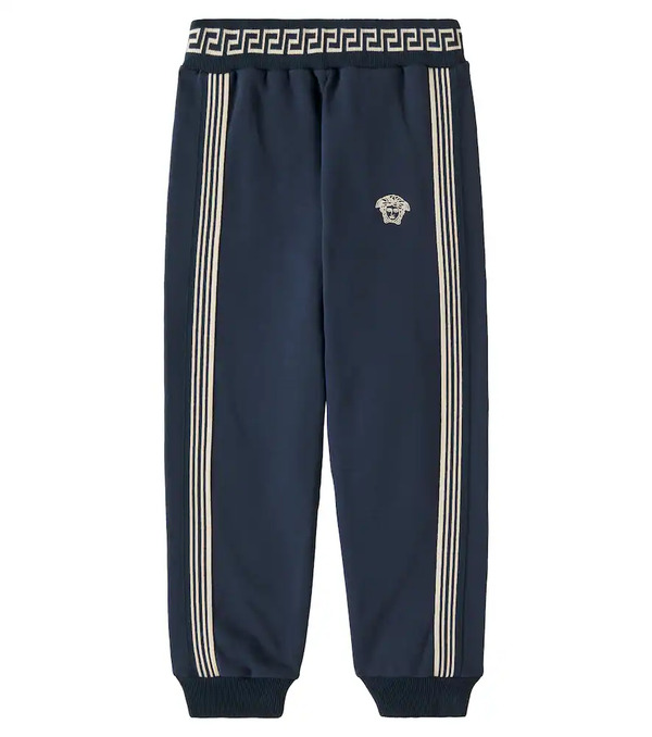  Versace Kids Versace Kids Greca Border Cotton Jersey Trackpants 