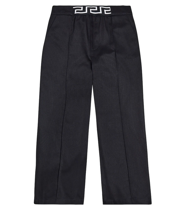  Versace Kids Versace Kids Greca Cotton Pants 