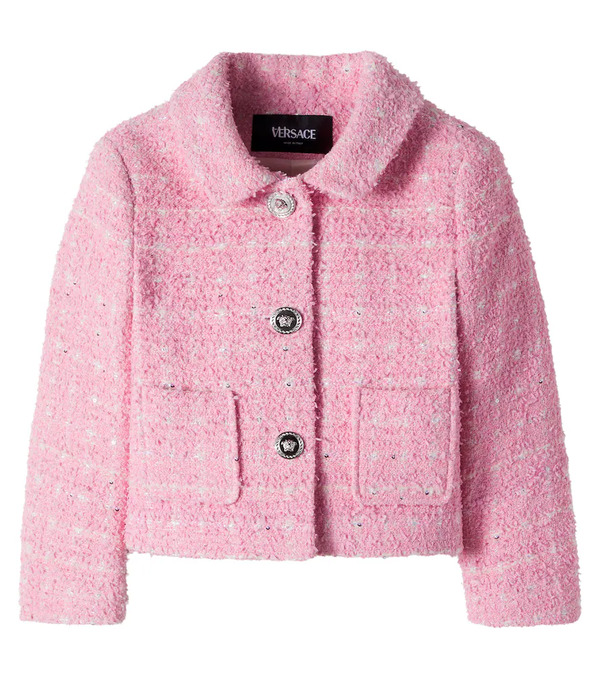  Versace Kids Versace Kids Medusa Tweed Jacket 