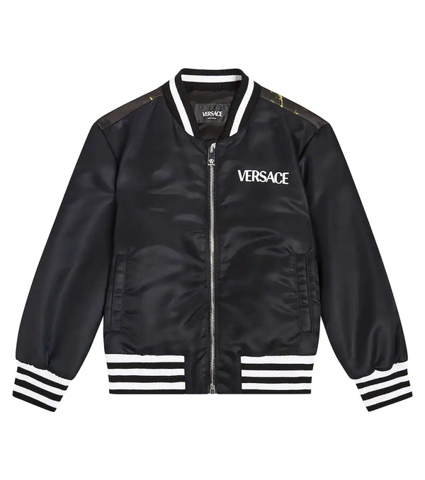  Versace Kids Versace Kids Printed Bomber Jacket 