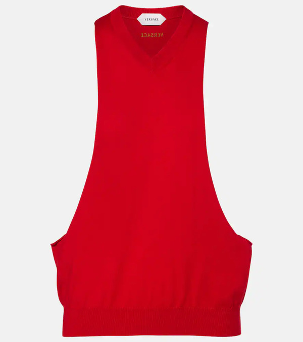 Versace Versace Knitted Cotton Top 