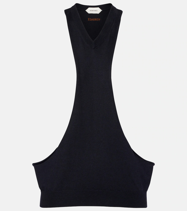  Versace Versace Knitted Cotton Top 