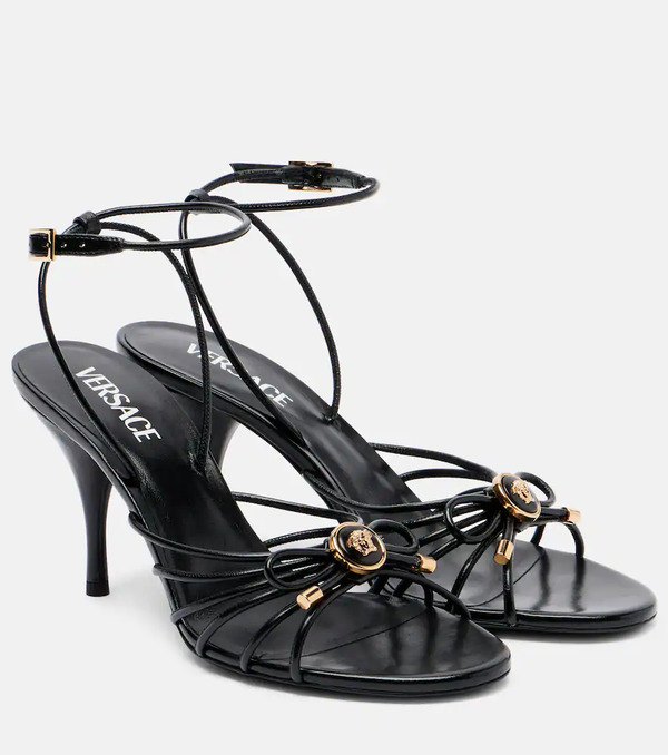  Versace Versace Leather Slingback Sandals 