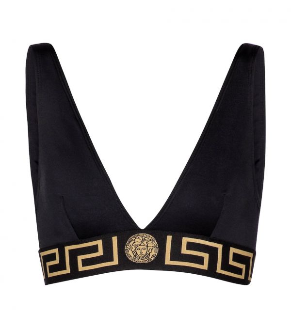  Versace Versace Logo Bikini Top 