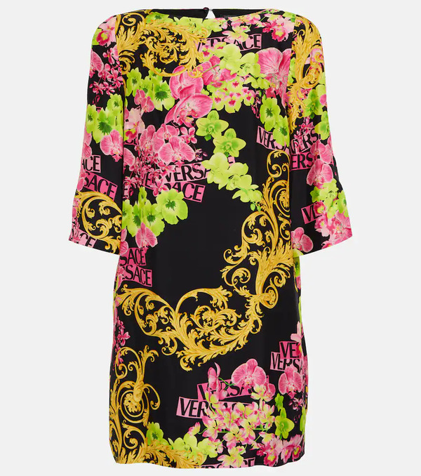  Versace Versace Printed Minidress 