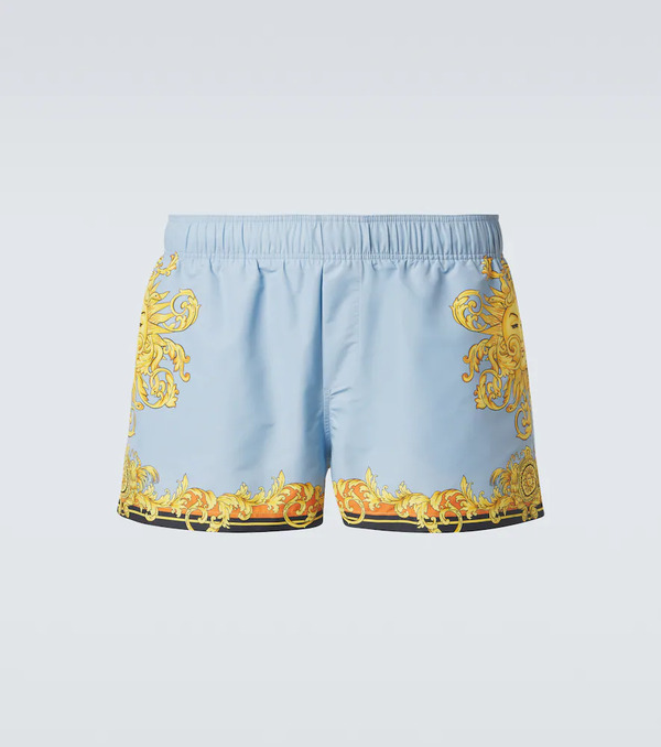  Versace Versace Printed Swim Trunks 