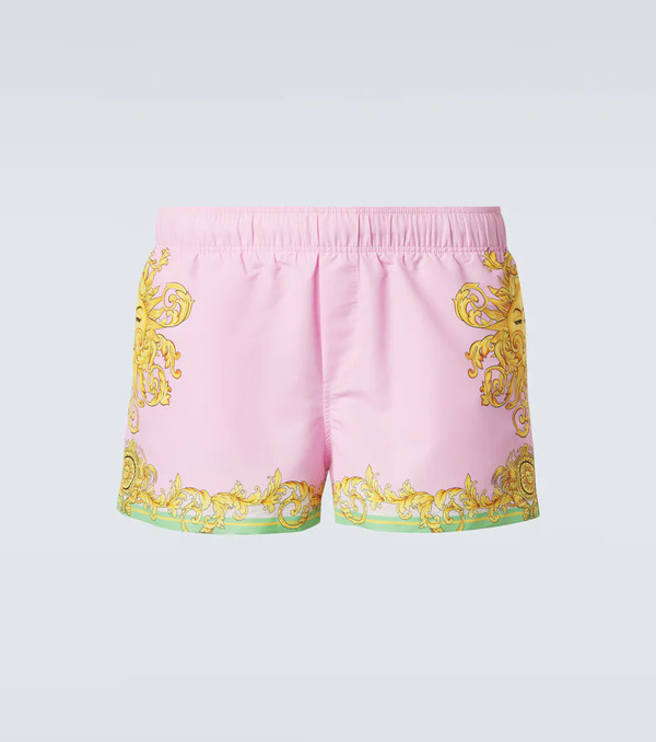  Versace Versace Printed Swim Trunks 