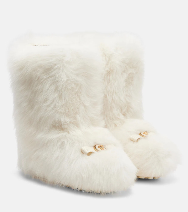  Versace Versace Shearling Boots 
