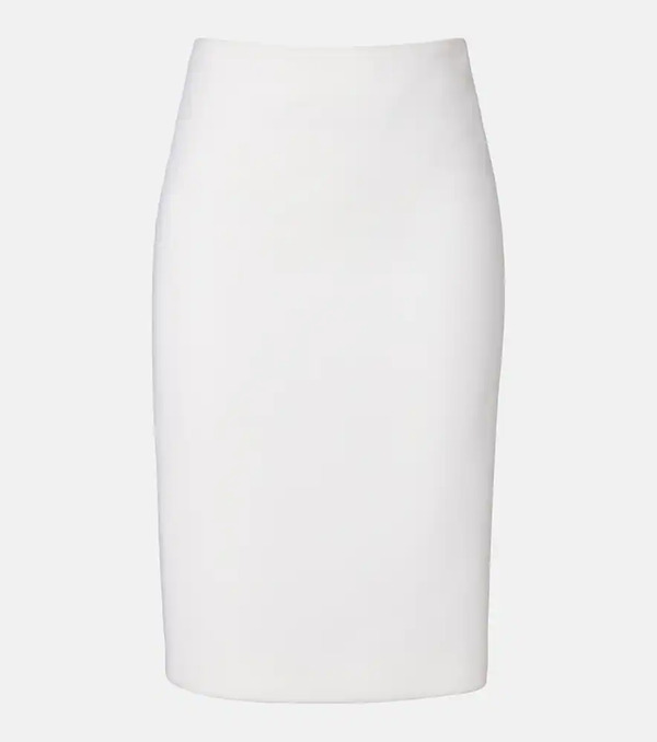  Versace Versace Virgin Wool Midi Skirt 