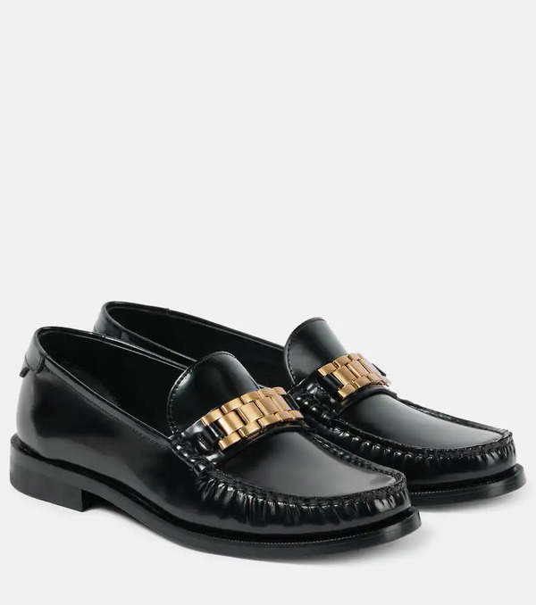  Victoria Beckham Victoria Beckham Chain Leather Loafers 