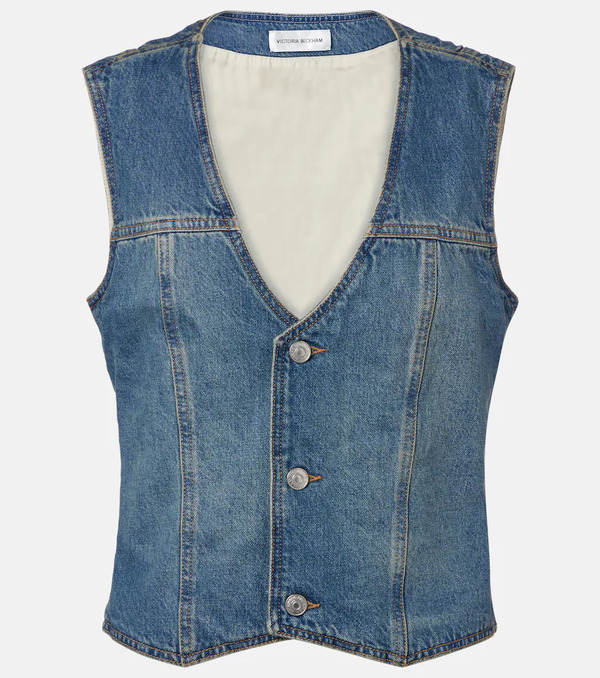 Victoria Beckham Victoria Beckham Denim Vest 