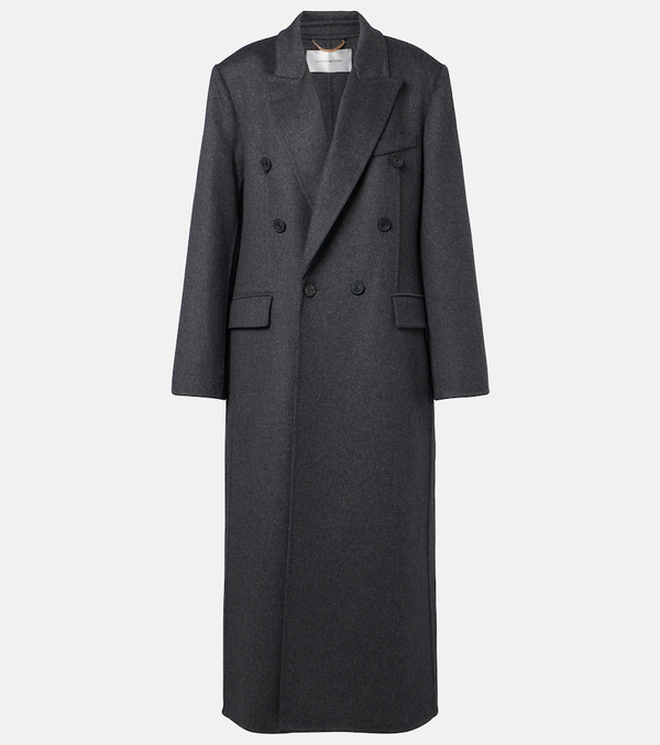  Victoria Beckham Victoria Beckham Double-breasted Wool-blend Coat 