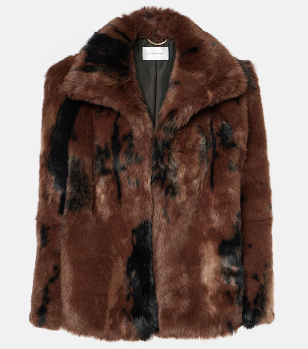  Victoria Beckham Victoria Beckham Faux Fur Jacket 