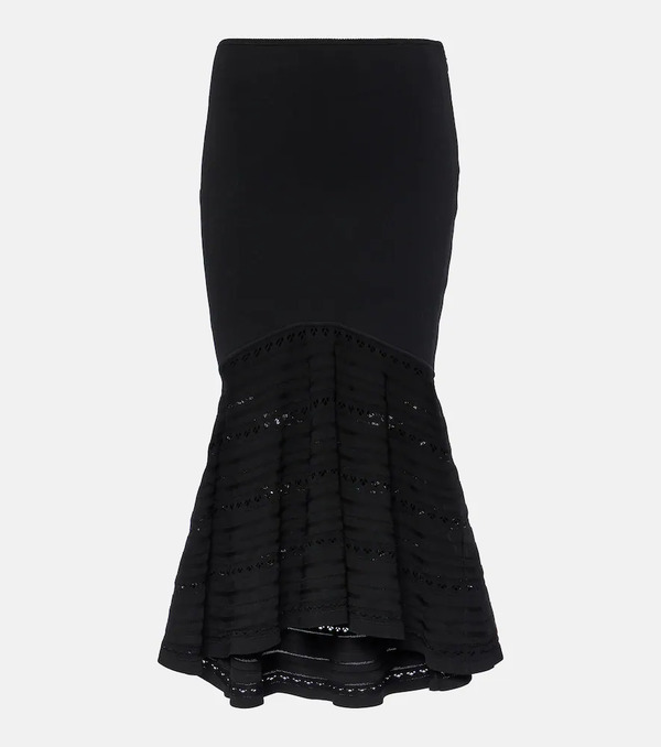  Victoria Beckham Victoria Beckham Flared Midi Skirt 