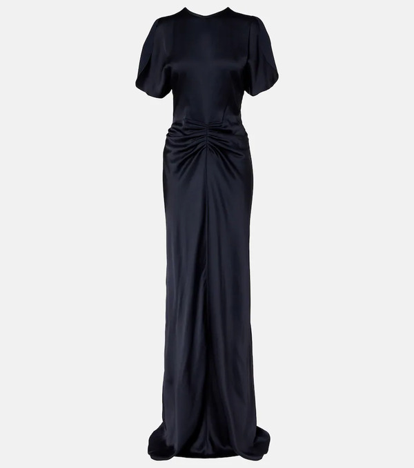  Victoria Beckham Victoria Beckham Gathered Satin Gown 