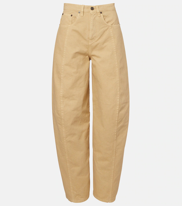  Victoria Beckham Victoria Beckham High-rise Barrel-leg Jeans 