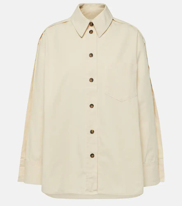  Victoria Beckham Victoria Beckham Oversized Cotton Shirt 