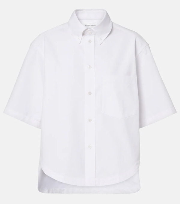  Victoria Beckham Victoria Beckham Oversized Cotton Shirt 