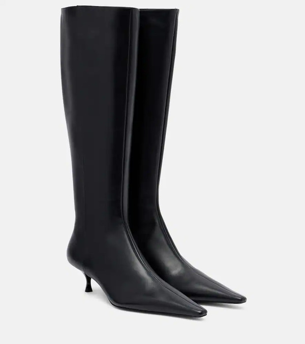  Victoria Beckham Victoria Beckham Pointy 45 Leather Knee-high Boots 