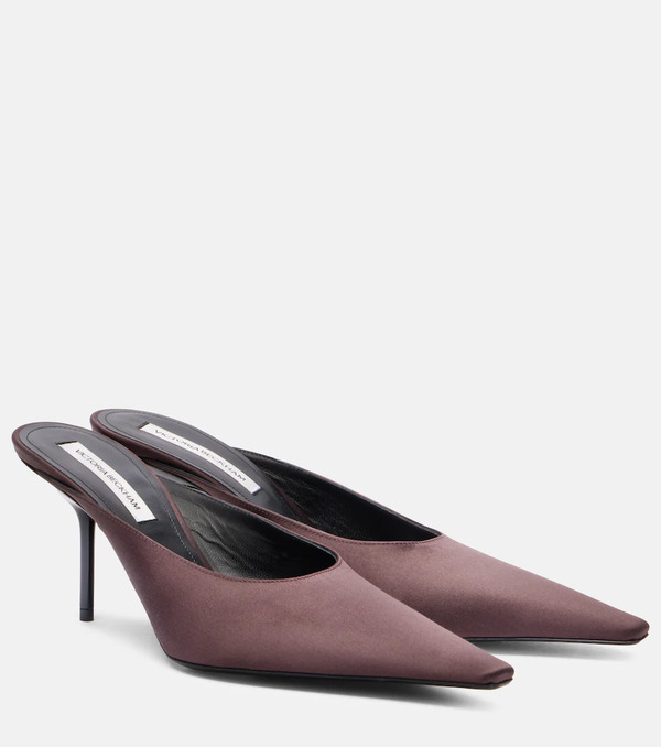  Victoria Beckham Victoria Beckham Satin Mules 