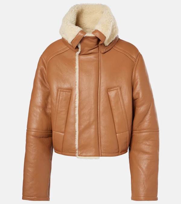  Victoria Beckham Victoria Beckham Shearling-lined Coat 