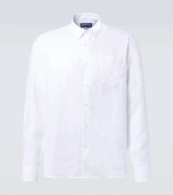  Vilebrequin Vilebrequin Caroubis Linen Shirt 