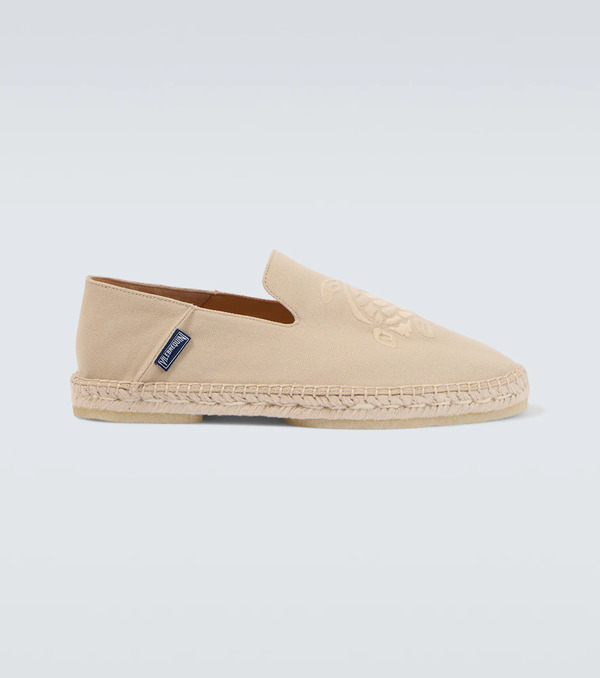  Vilebrequin Vilebrequin Embroidered Canvas Espadrilles 