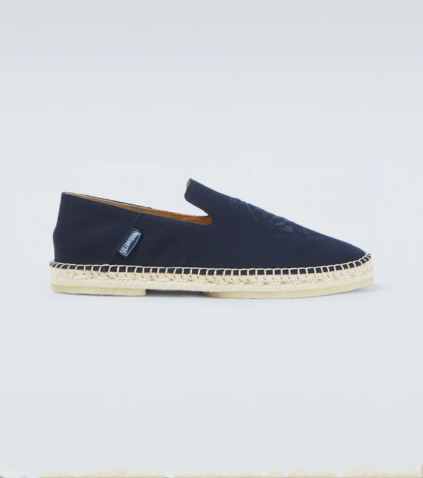  Vilebrequin Vilebrequin Embroidered Canvas Espadrilles 