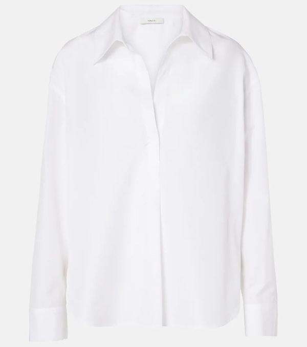  Vince Vince Cotton Poplin Blouse 