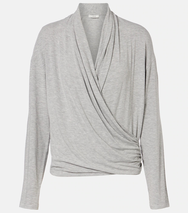 Vince Vince Draped Jersey Top 
