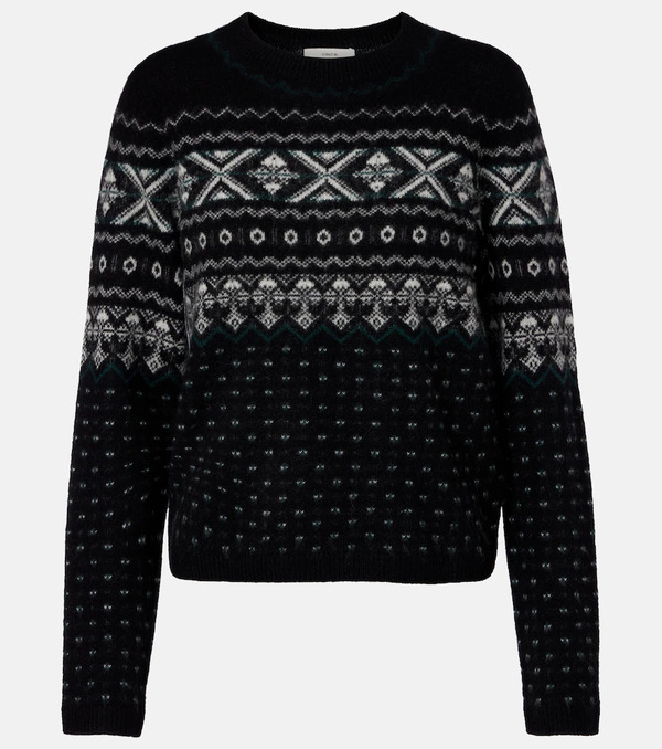  Vince Vince Fair Isle Cashmere Sweater 