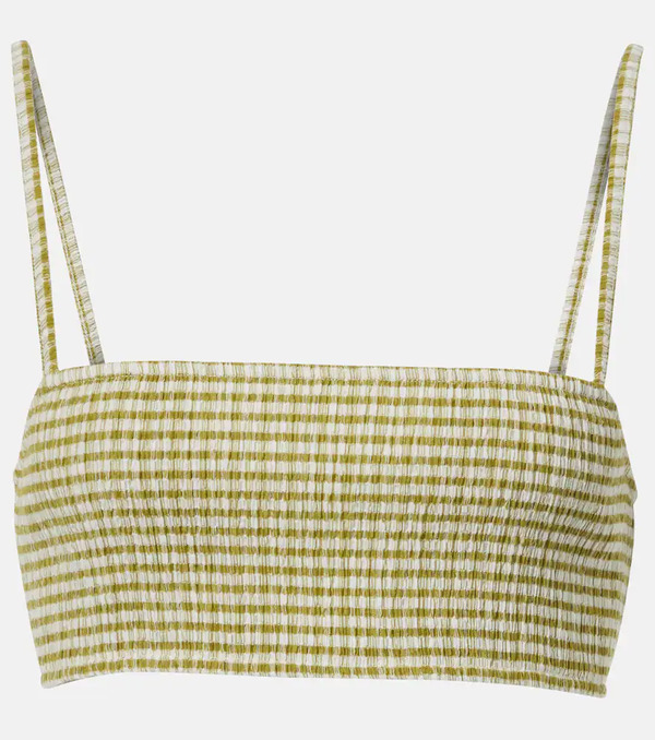  Vince Vince Gingham Bra Top 