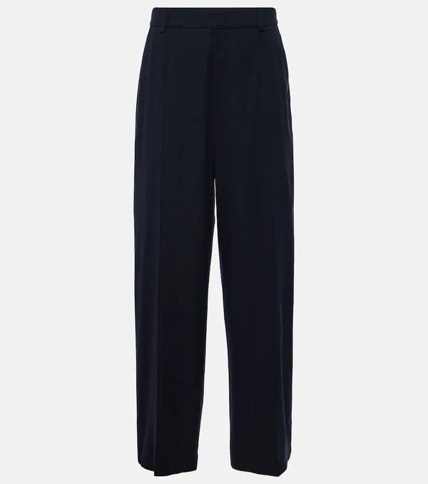  Vince Vince Linen-blend Wide-leg Pants 
