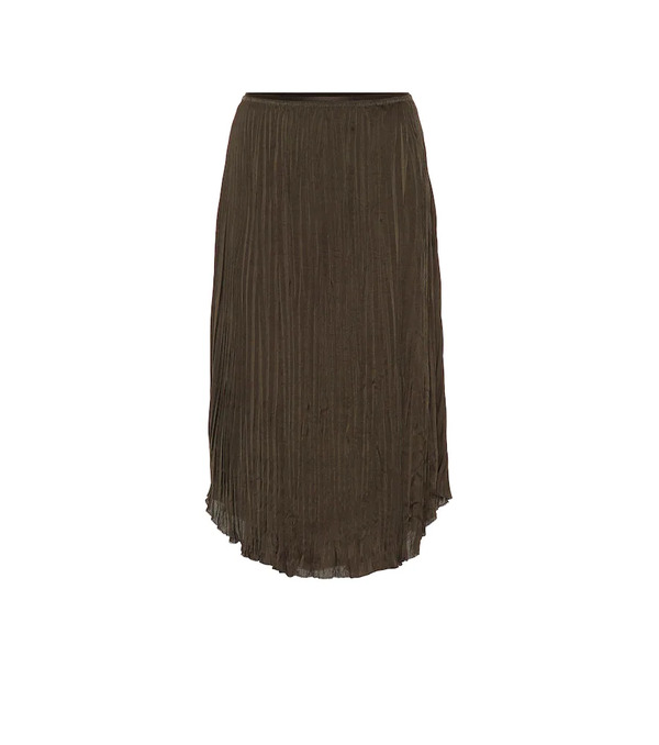  Vince Vince Pleated-crepe Skirt 