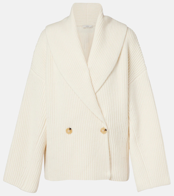  Vince Vince Ribbed-knit Wool-blend Jacket 