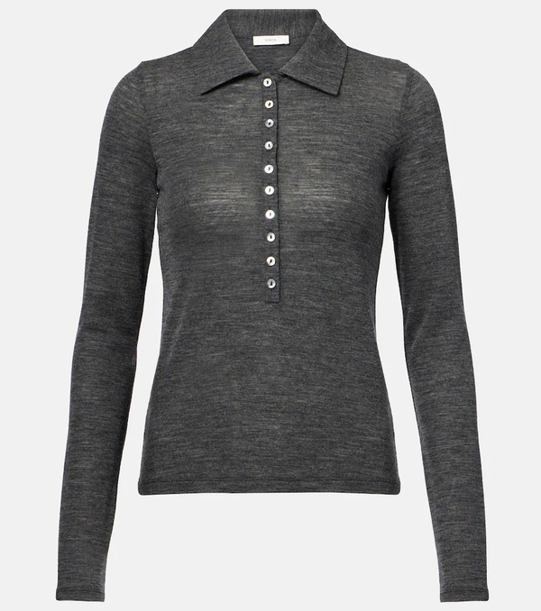  Vince Vince Sheer Polo Shirt 