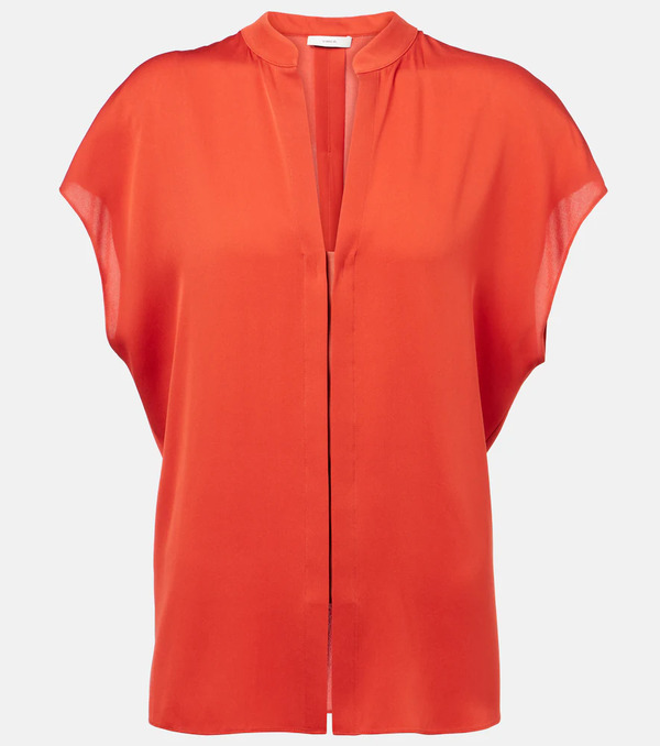  Vince Vince Silk-blend Blouse 