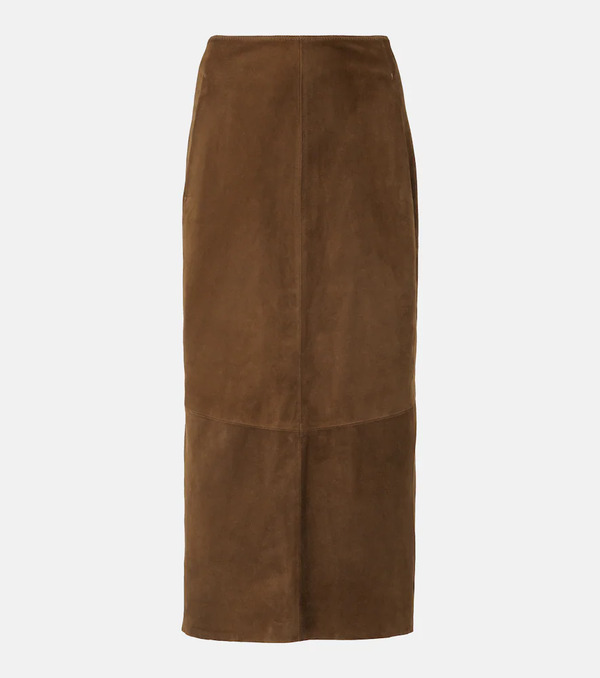  Vince Vince Suede Pencil Skirt 