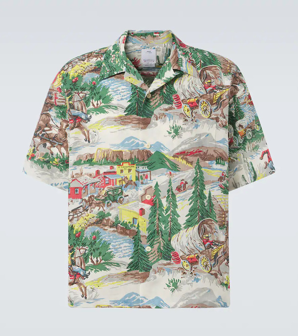  Visvim Visvim Crosby Printed Silk-blend Bowling Shirt 