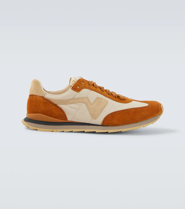  Visvim Visvim Fkt Runner Suede-trimmed Sneakers 