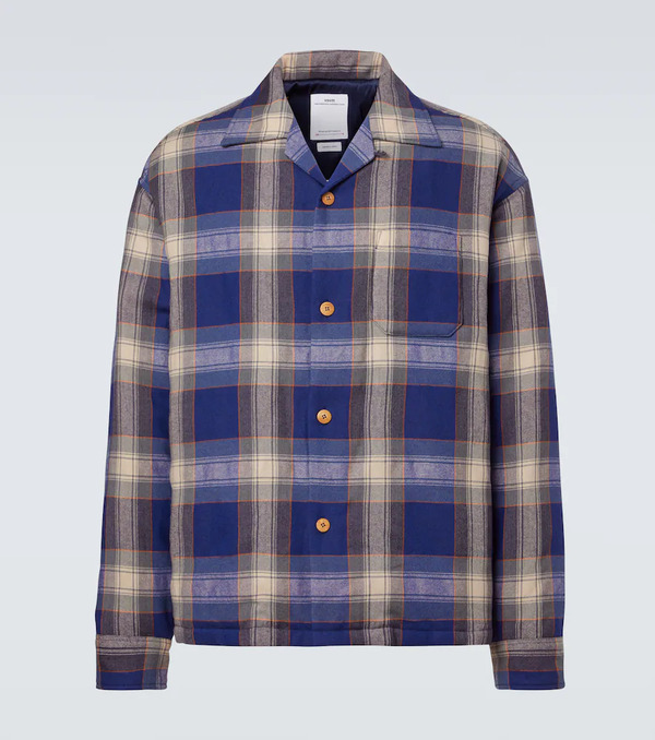  Visvim Visvim Keesey Wool And Linen Down Overshirt 